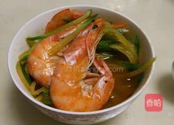萝卜丝炖大虾的做法图解5