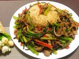 黑椒牛肉盖饭