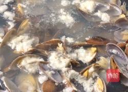 香菇酱炒花甲的做法图解4