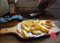 小零食少油版炸薯条的做法图解9