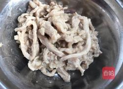 白玉菇辣炒肉丝的做法图解6