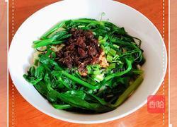 豌豆尖香菇酱拌面（香哈香菇酱）的做法图解13