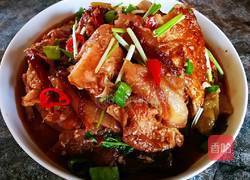 五花肉炖胖头鱼头的做法图解9