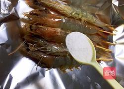 盐烤大虾的做法图解5