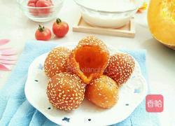 南瓜芝麻球的做法图解7