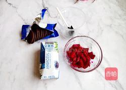 火龙果酸奶盆栽的做法图解1