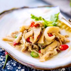 香辣河蚌肉的做法[图]