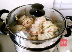 葱花火腿花卷的做法图解12