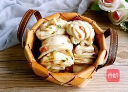 葱花火腿花卷的做法图解13