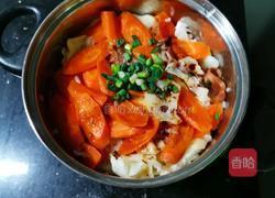 胡萝卜腊肠焖米饭的做法图解5