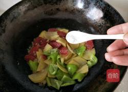 土豆片炒腊肠的做法图解16
