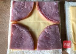 火腿芝士西多士的做法图解5