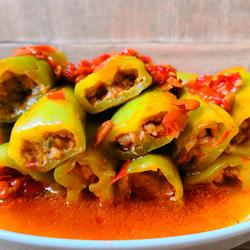 线椒灌肉的做法[图]
