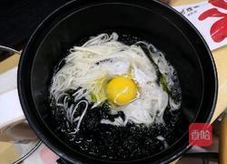 乌云映月（紫菜鸡蛋汤面）的做法图解5