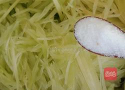 葱油莴笋丝的做法图解4