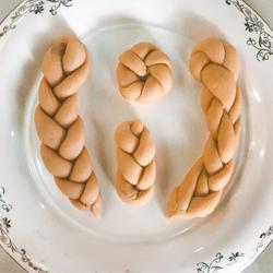 面包辫之一辫菊花辫#下午茶#的做法[图]