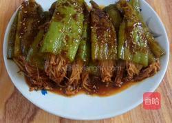 烧烤味尖椒金针菇的做法图解6