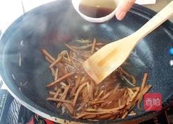 蒜叶炒香干的做法图解5