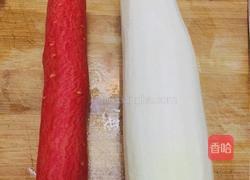 胭脂泡椒萝卜的做法图解1