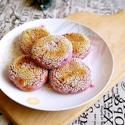 紫薯发面饼的做法[图]