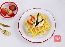 草莓奶油华夫饼的做法图解11