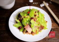 腊肉炒莴笋的做法图解13