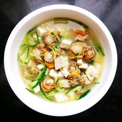 扇贝豆腐汤的做法[图]