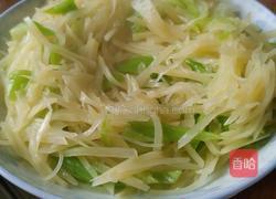 青椒土豆丝的做法图解3