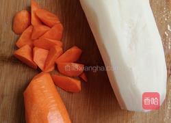 电饭煲莲藕胡萝卜排骨汤的做法图解3