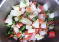 青豆火腿沙拉的做法图解4