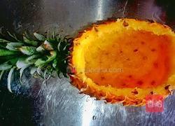 虾仁菠萝炒饭的做法图解4