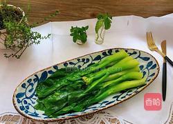 白灼芥蓝的做法图解7