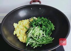 韭菜炒鸡蛋的做法图解4