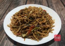 电饼铛黑椒牛肉炒面的做法图解15