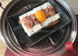 肉末豆腐蒸蛋的做法图解5