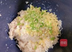 蒸香芹藕丁肉丸的做法图解3