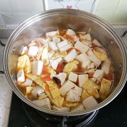 番茄菌菇豆腐汤的做法[图]