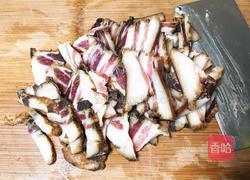 干豆角蒸腊肉的做法图解4