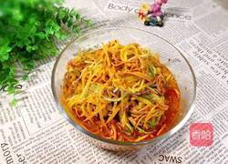 虫草花拌杂蔬的做法图解12