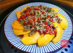 豆豉肉沫蒸南瓜的做法图解9