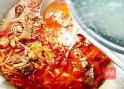 红汤酸笋鸡的做法图解9