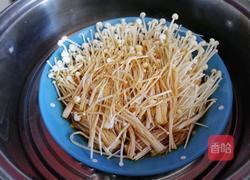 #蒸菜#油泼金针菇的做法图解8