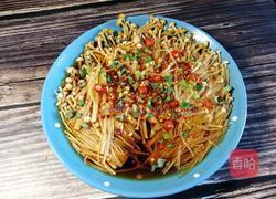 #蒸菜#油泼金针菇的做法图解12