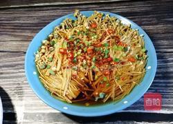 #蒸菜#油泼金针菇的做法图解13