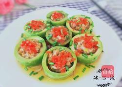 西葫芦酿肉的做法图解1