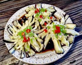 ＃蒸菜＃菊花茄子