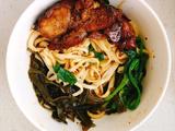 菠菜鸡肉拌面的做法[图]