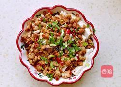 风味肉末蒸豆腐的做法图解9