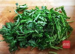 蒸茼蒿的做法图解2