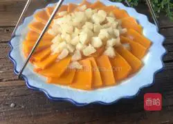 Illustration of how to make steamed pumpkin 6